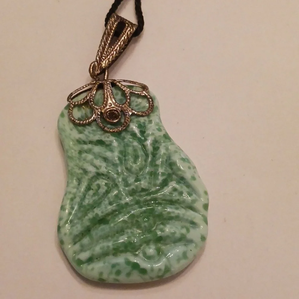 3 necklaces 2028 crystal and pottery - Picture 6 of 6